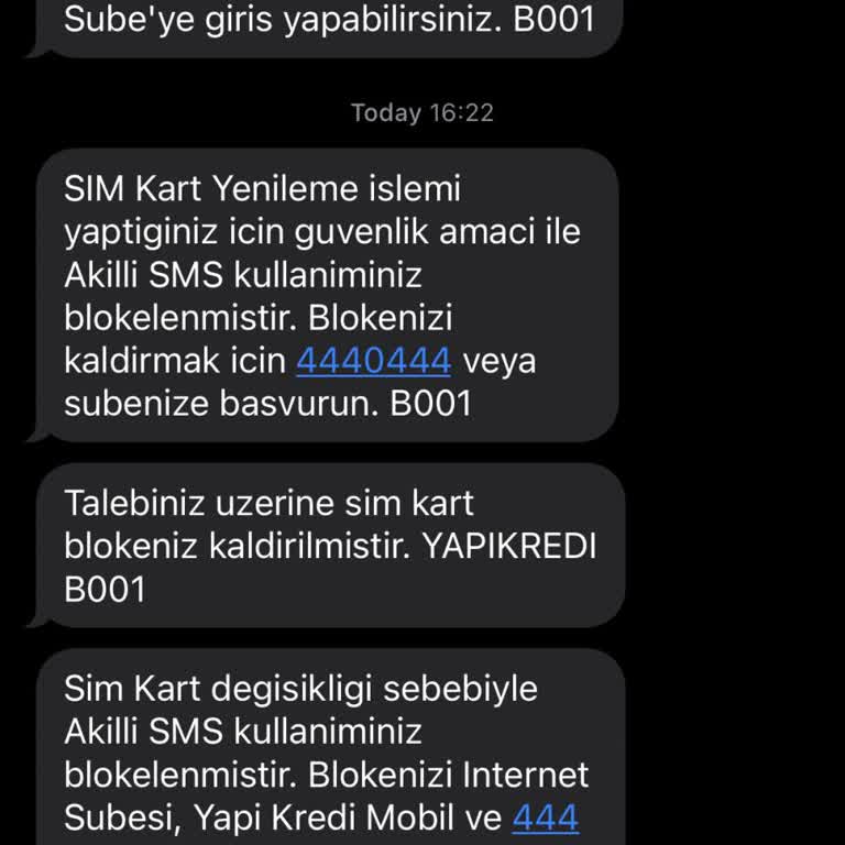 Yapı Kredi Bankası Sim Kartı Blokesi Sorunu Ve Müşteri Hizmetleri İlgisizliği