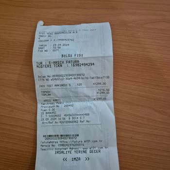 A101 Ürünü İade Almıyor