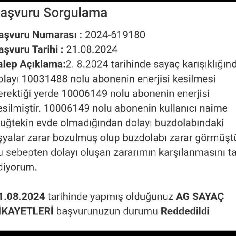 DEPSAŞ Enerji Elektrik Sayaç Hatası Ve Maddi Zarar