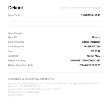 Meta Instagram Para İadesi