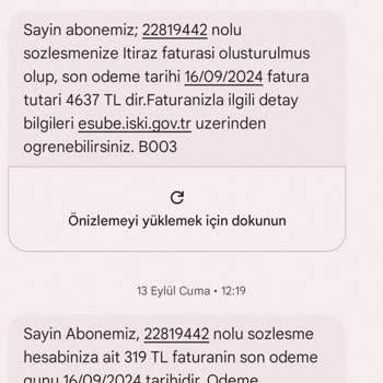 İSKİ Yanlış Ve Fahiş Fatura