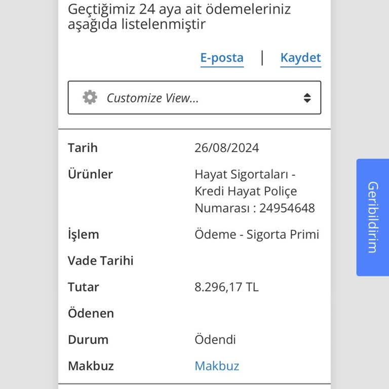 Metlife Emeklilik ve Hayat Denizbank Kredi Hayat Sigortası İptali Ve Ücret İadesi Talebi