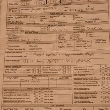 Hoover Ayıplı Mal İadesi