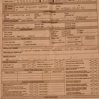 Hoover Ayıplı Mal İadesi