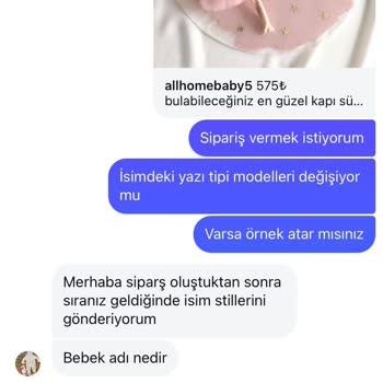 Allhomebaby5 (Instagram) Yanlış Ürün Gönderimi Ve İlgisiz Müşteri Hizmeti