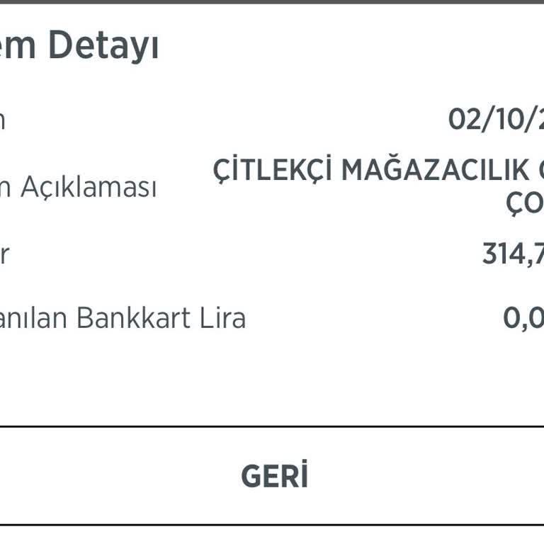 Çitlekçi Corum Bozuk Ürün