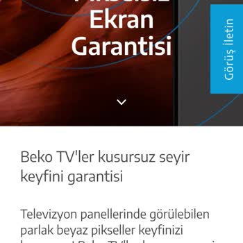 Beko Televizyon: Kutusundan Hatalı Çıktı Ve Tamir Edilmek İsteniyor
