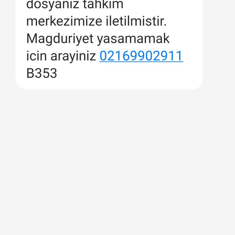 TALAYUZLSMA (SMS) Uzlaşma SMS Mesajı