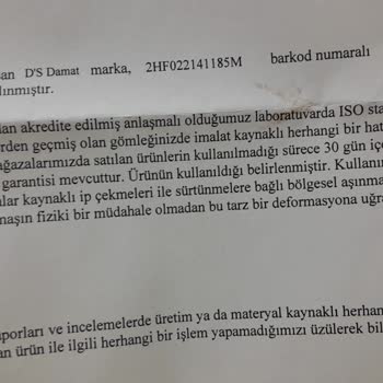 DS Damat Ds Gömlek Pamuklanma Ve İplik Sökülme