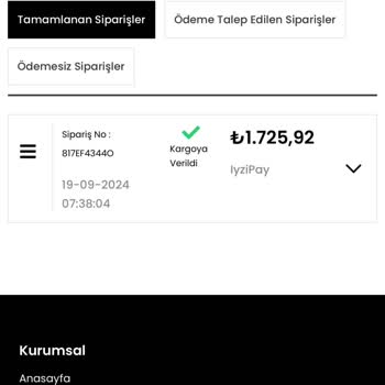 Butik Yasemin Şahin Ürün İade Yapmıyor