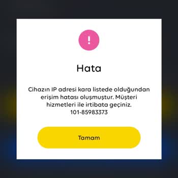 TV Plus IP Hatası
