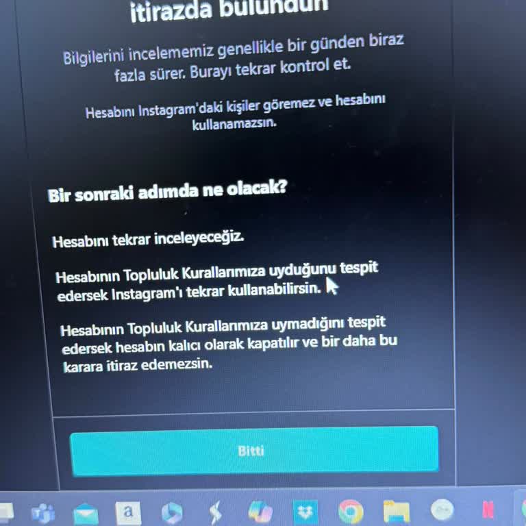 Instagram Hesabım Açılsın Askıya Alındı