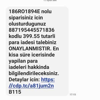 EBU Prive Ücret İadesini Yapmıyor
