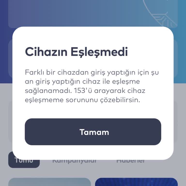 İstanbulkart Uygulaması Cihaz Eşleşmesi