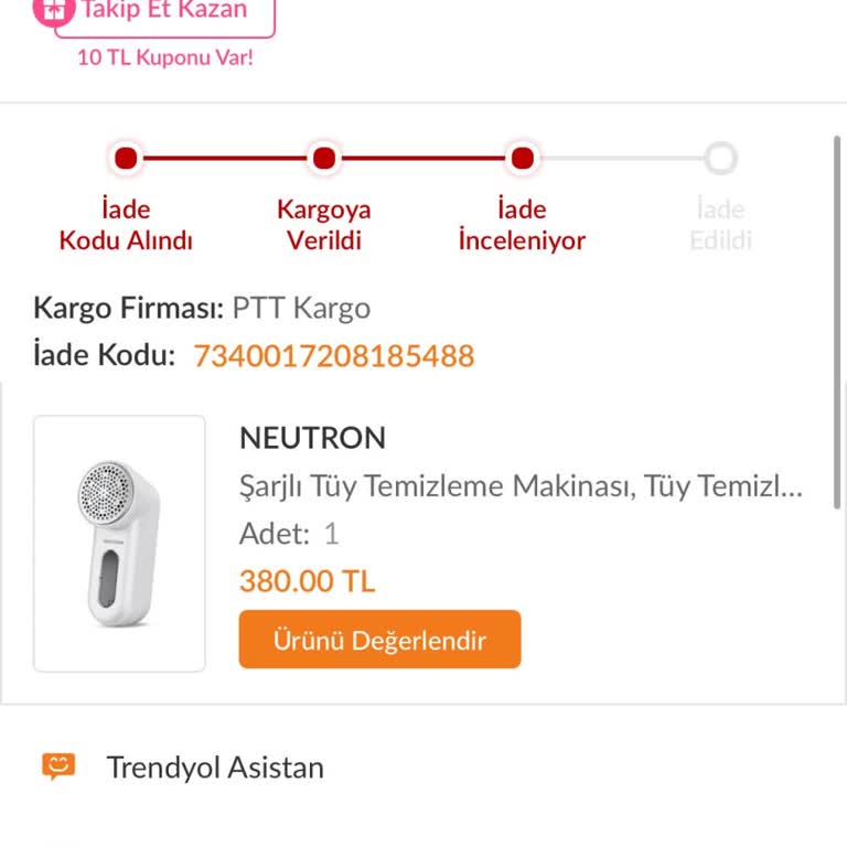 Trendyol Tüy Temizleme Makinesi Alışverişinde Yaşanan Sorunlar Ve İade Süreci