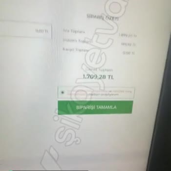 Slazenger Ödeme Yöntemi Gelmediği İçin Siparişi Tamamlayamadım