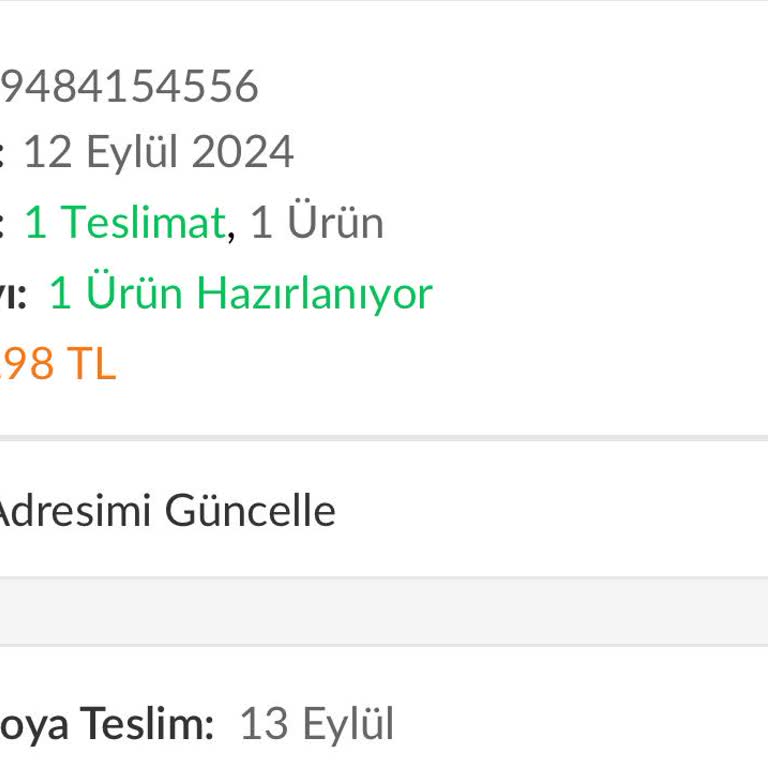 Trendyol Siparişimi Kargoya Vermiyor