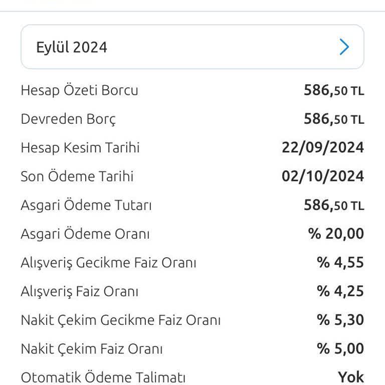 Yapı Kredi Kartı Yıllık Aidat Ücreti (kapalı Olan Kart)