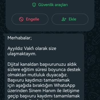 Anadolu Vakfı Burs Verme Vaadi