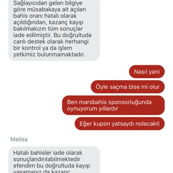Marsbahis'te Kupon Geçersiz Sayıldı Ve Destek Bulunamadı