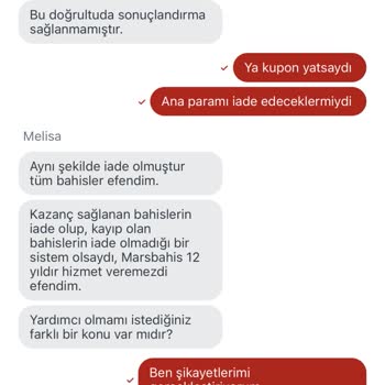 Marsbahis'te Kupon Geçersiz Sayıldı Ve Destek Bulunamadı