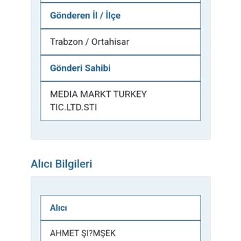 Media Markt Siparişteki Ürünün Geç Teslimata Çıkması