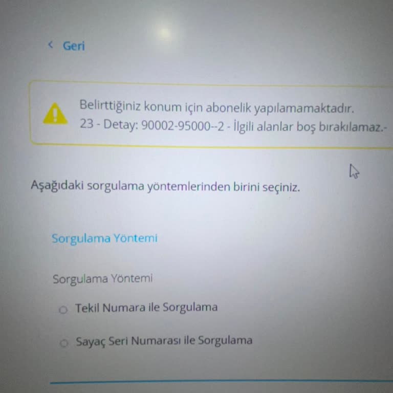 Ck Boğaziçi Abonelik Sorunu: Konum Engeli