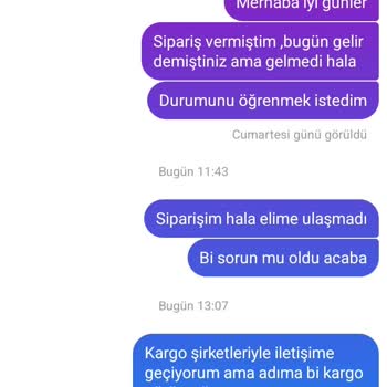 Gardrops İnternetten Yaptığım Alışverişim Elime Ulaşmadı.