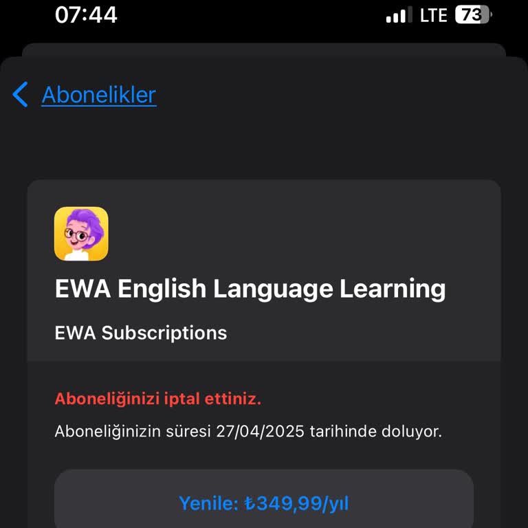 Ewa English Abonelik İptaline Rağmen Devam Eden Ödeme Sorunu