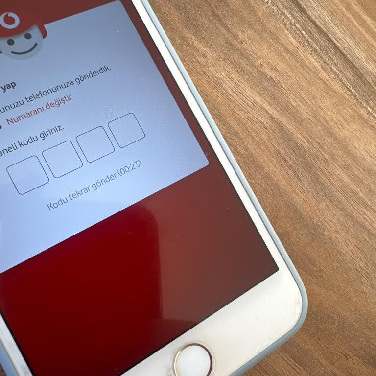 Vodafone Yanımda Uygulamasında Giriş Sorunu