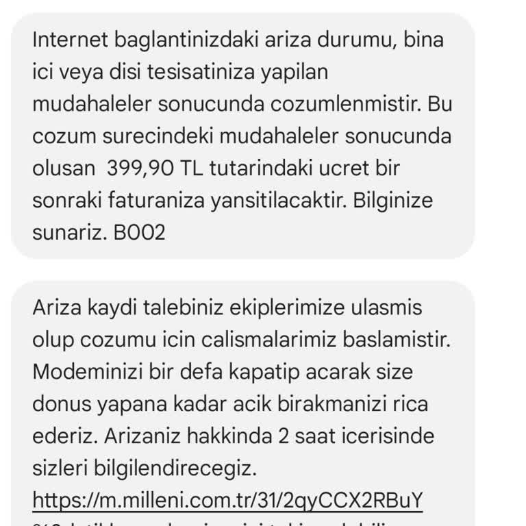 Millenicom Teknik Servis Gelmeden Teknik Servis Ücreti Yansıttı