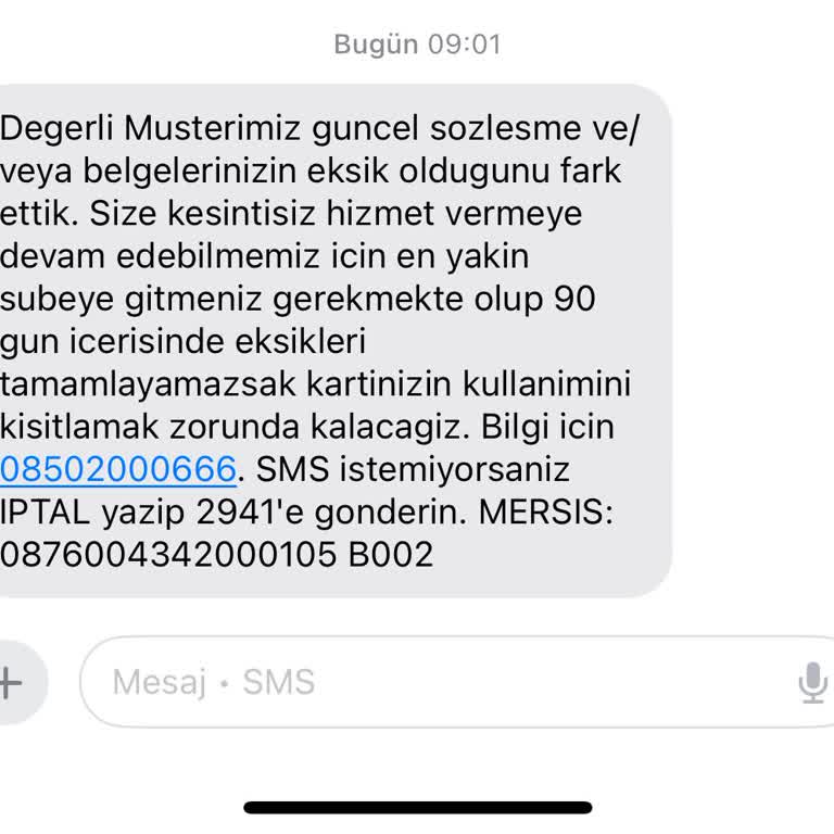 TEB Eksik Belge Sorunu