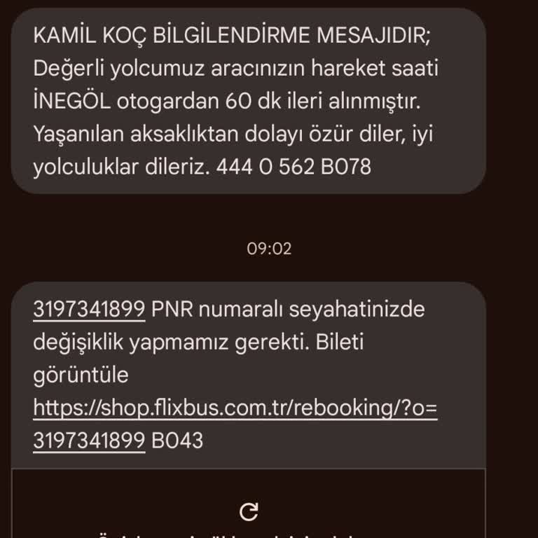 Kamil Koç Yolcuyu Mağdur Ediyor