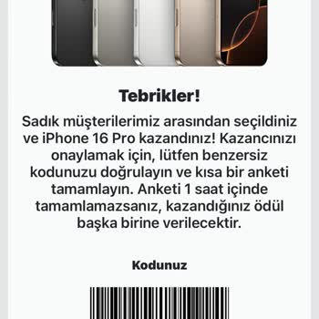 Media Markt Sürekli Gelen Çekiliş Mesajları Ve Çözüm Bulamama