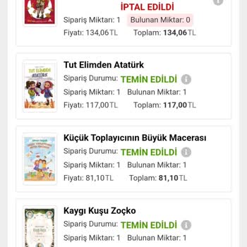 Kitapyurdu Kitaplar Elime Ulaşmadı
