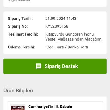 Kitapyurdu Kitaplar Elime Ulaşmadı