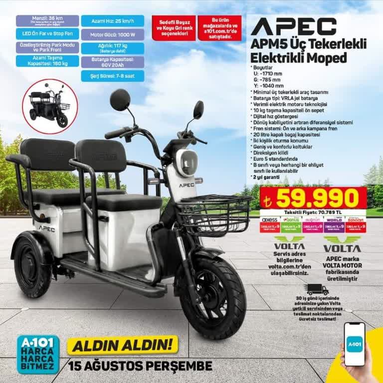 Volta Apm5 Teslimat Olmaması