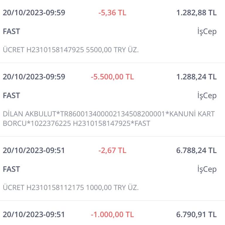Denizbank Ödenmiş Borcun Sisteme Yansıtılması