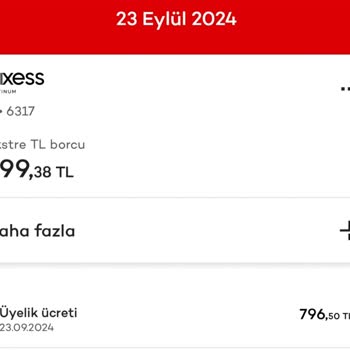 Akbank Axess Kredi Kartı Üyelik Ücreti Kesintisi