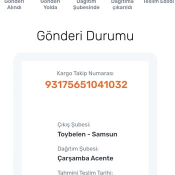Trendyol'dan Alınan Ürün Sürat Kargo Getirmedi
