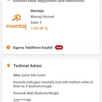 Montajix Randevu Günü Değişimi
