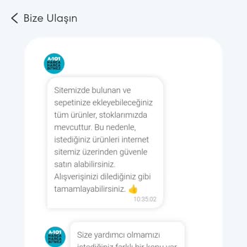 A101 İnternet Sitesinden Aldığım Ürünü Kargoya Vermiyor