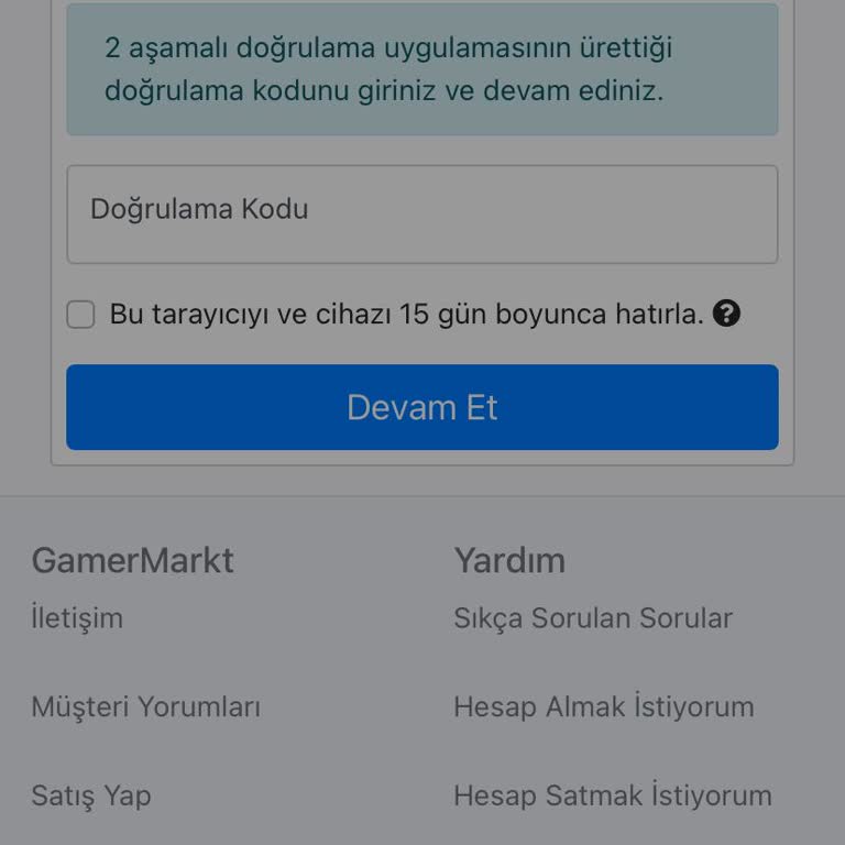 GamerMarkt Satın Aldığım Hesap Geri Alındı