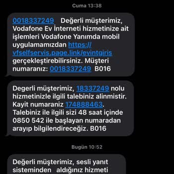 Vodafone Net İnternet Nakil İşlemi