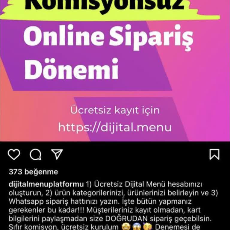 Dijital Menü Yola Çıkarken Desteğini Aldığı İnsanları Yolda Bıraktı