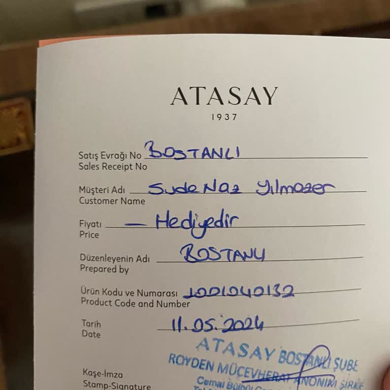 Atasay'dan Aldığım Künye Sürekli Kopuyor Ve Kayboluyor