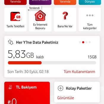 Vodafone Hediye Çarkı Kazanımı Hattıma Tanımlanmadı