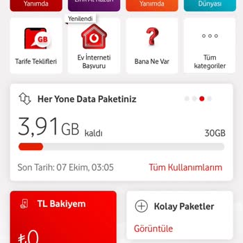 Vodafone Hediye Çarkı Kazanımı Hattıma Tanımlanmadı