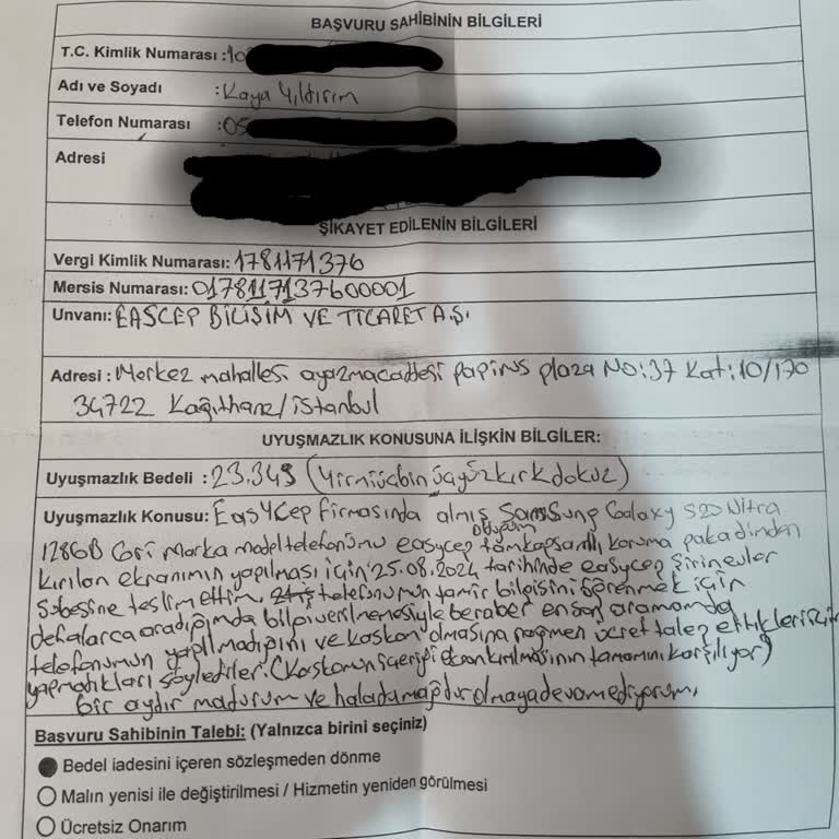 EasyCep Kasko Mağduriyeti EasyCep Şikayet Var