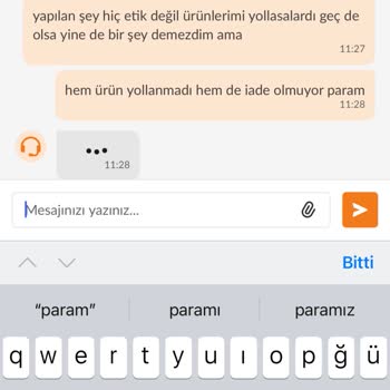 Trendyol Hızlı Marketten Verdiğim Sipariş Teslim Edilmedi İade Olmadı